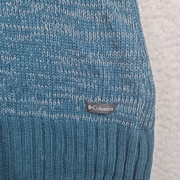 Columbia Women's Hooded Sweater Wool Blend Size Small Green Buttons - Picture 6 of 11